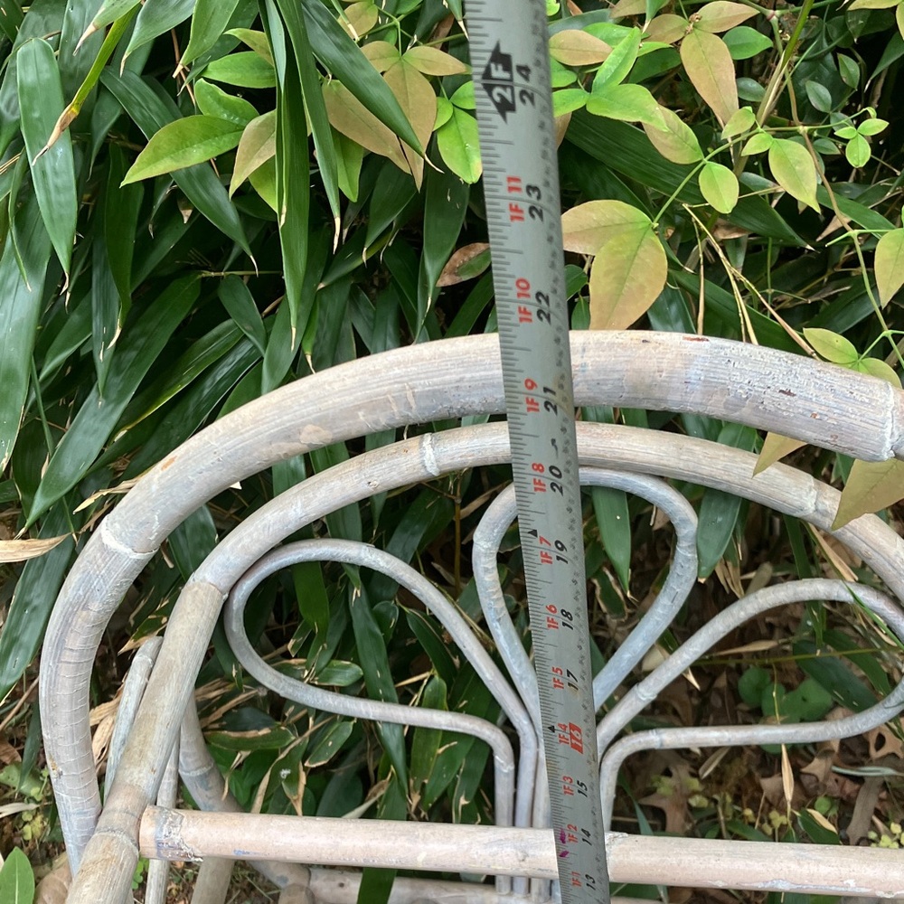 Woven Bamboo Magazine Rack in Weathered Gray - Picture 6 of 11